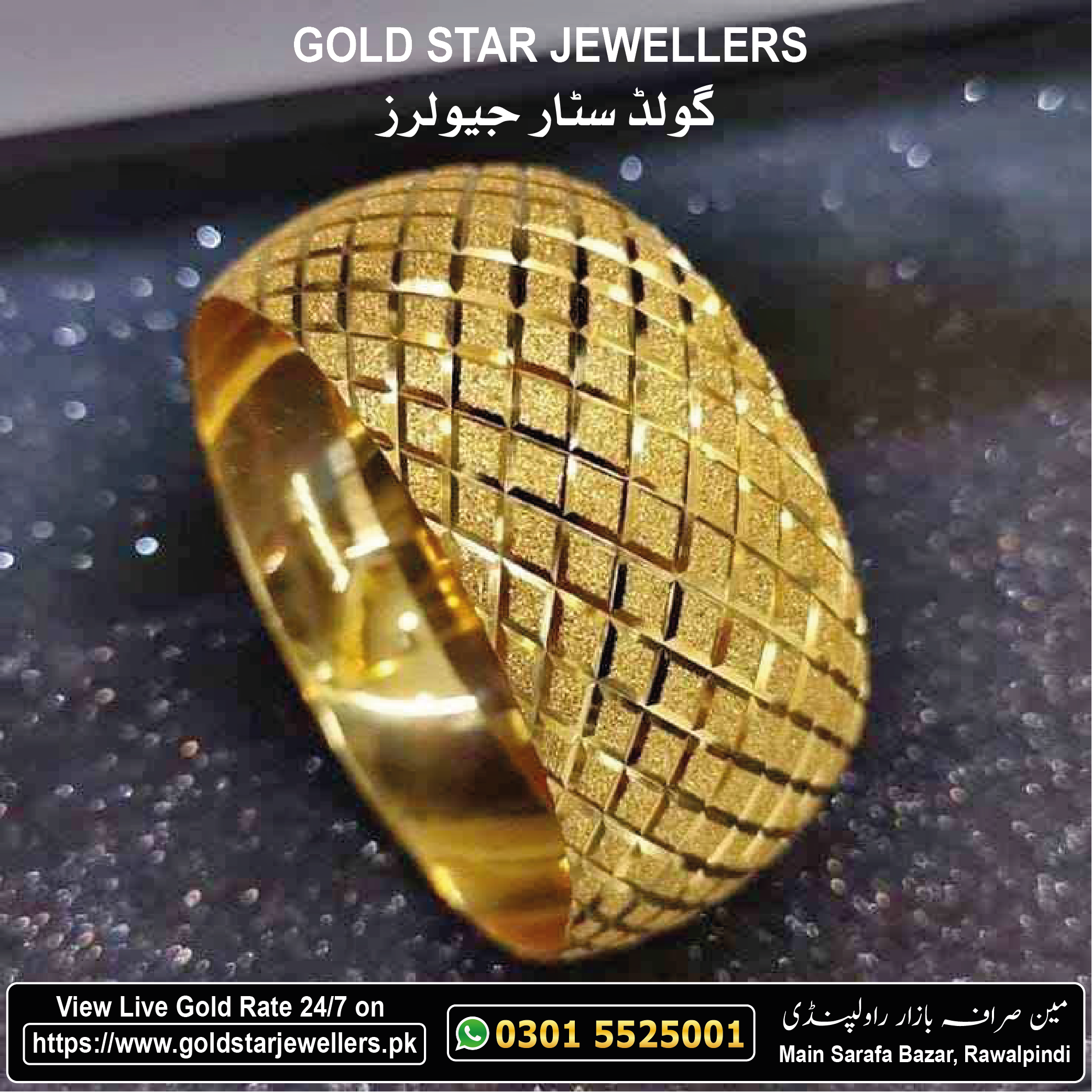 Manufacturer of 916 cz gold delicate hallmark women's long ring llr265 |  Jewelxy - 187860