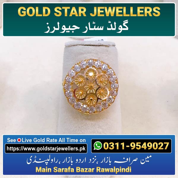 Stone Gold Ring Designs 10 By Gold Star Jewellers - Best Jewellers in Rawalpindi