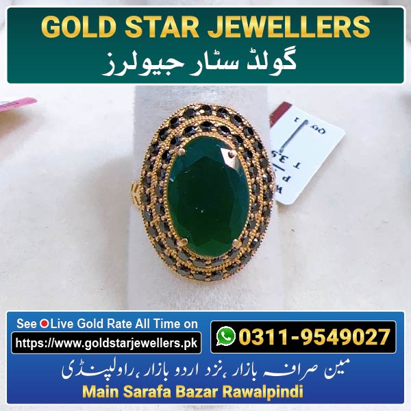 Stone Gold Ring Designs 16 By Gold Star Jewellers - Best Jewellers in Rawalpindi