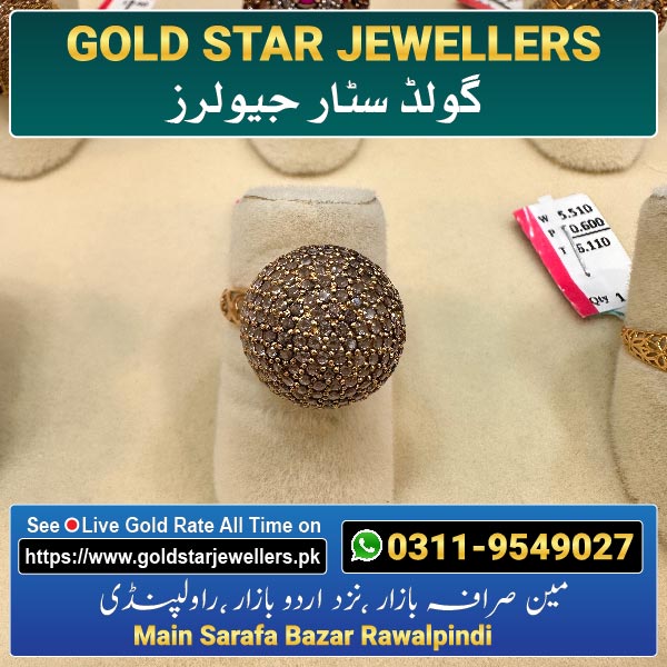 Stone Gold Ring Designs 37 By Gold Star Jewellers - Best Jewellers in Rawalpindi