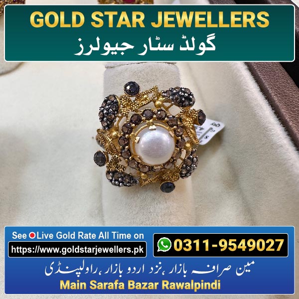 Stone Gold Ring Designs 44 By Gold Star Jewellers - Best Jewellers in Rawalpindi