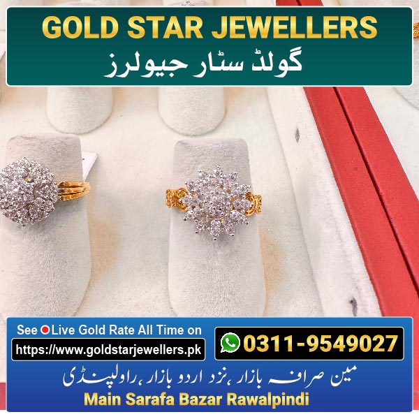 Stone Gold Ring Designs 65 By Gold Star Jewellers - Best Jewellers in Rawalpindi