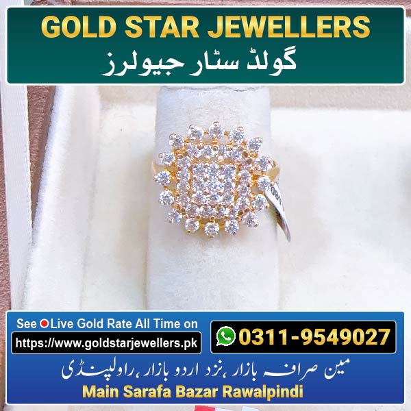 Stone Gold Ring Designs 7 By Gold Star Jewellers - Best Jewellers in Rawalpindi