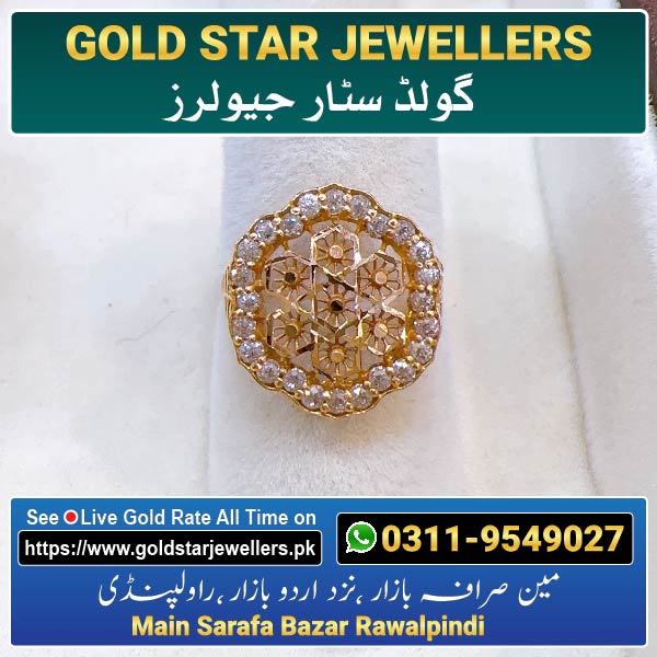 Stone Gold Ring Designs 9 By Gold Star Jewellers - Best Jewellers in Rawalpindi