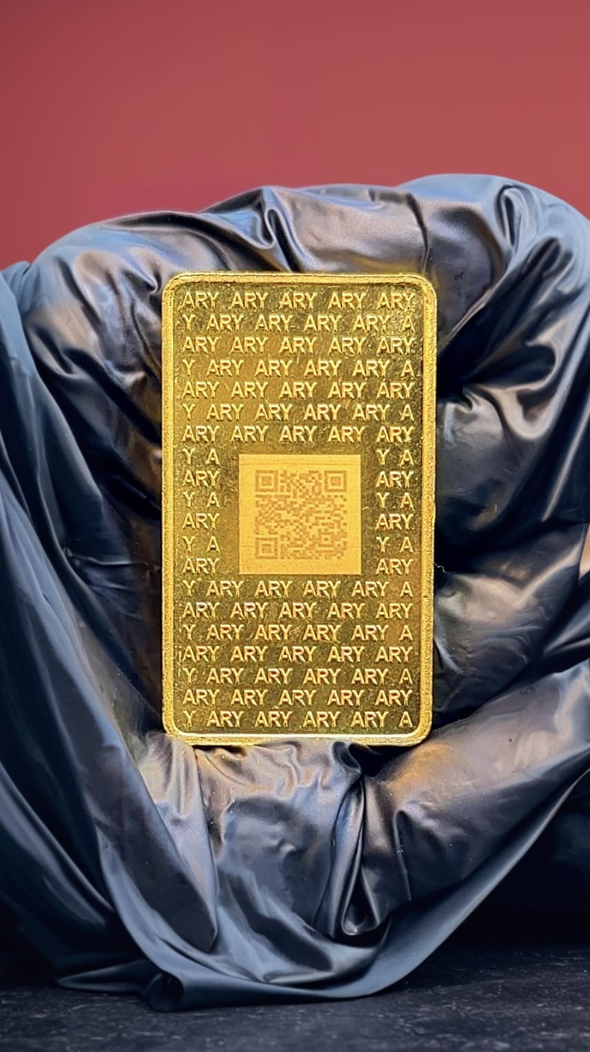 ARY 10 Tola Gold Bar Backside
