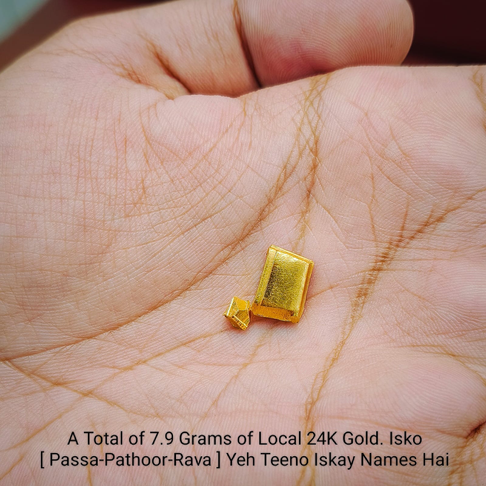 Ravva Local Made Pakistan Gold 24K ( 993 )